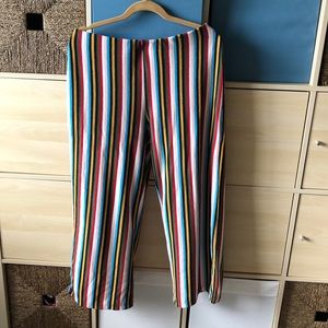 Knit stripped pants